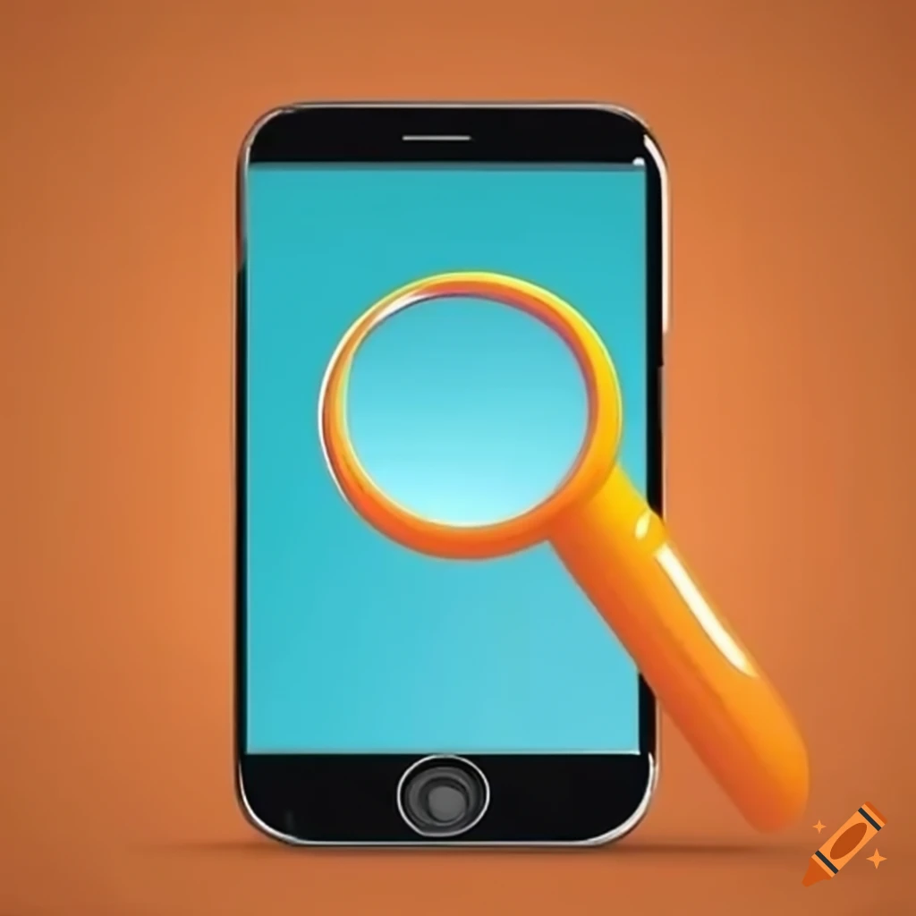 close-up of a smartphone screen being zoomed in