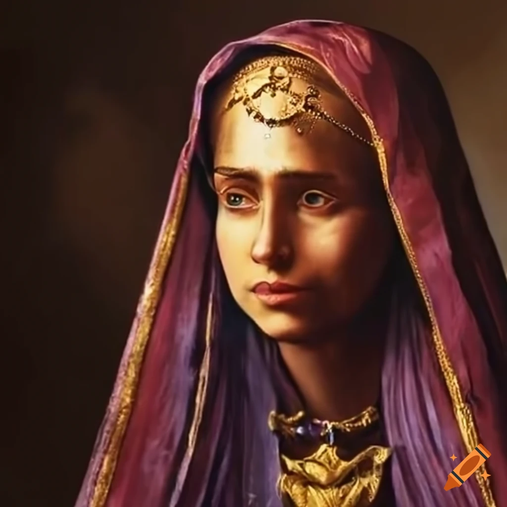 Portrait of a medieval queen