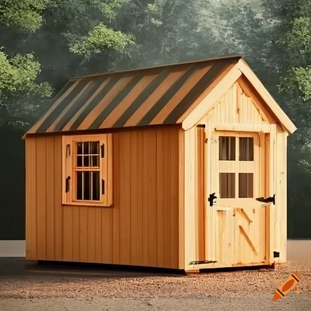 Lifetime 8' X 5' Compact Modern Shed Modern shed design on Craiyon