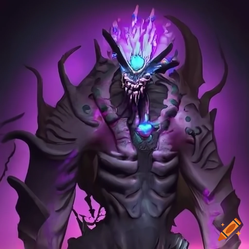 Image Of A Humanoid Armored Cicada God Boss On Craiyon