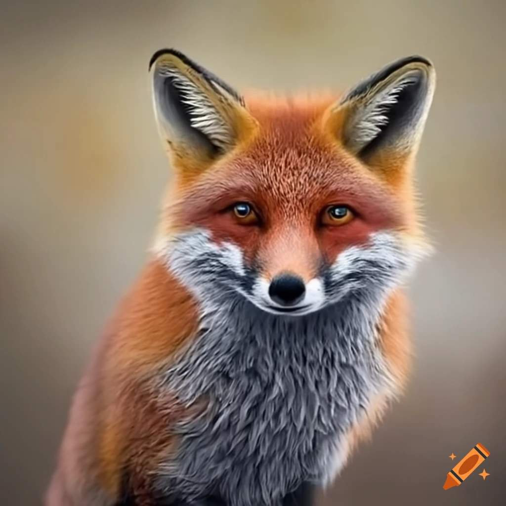 close-up photo of a fox