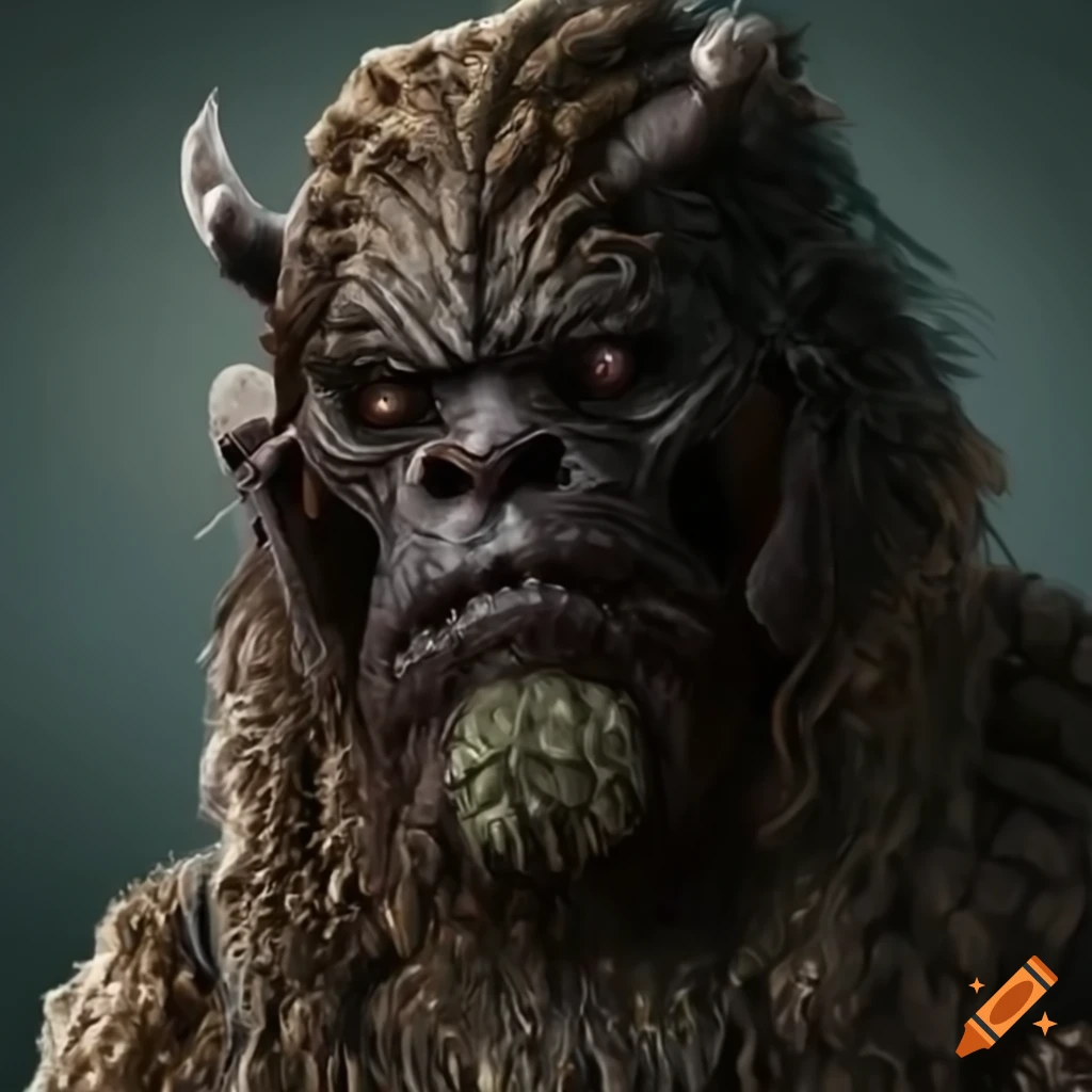 image of Black Krrsantan, a fearsome Wookiee bounty hunter