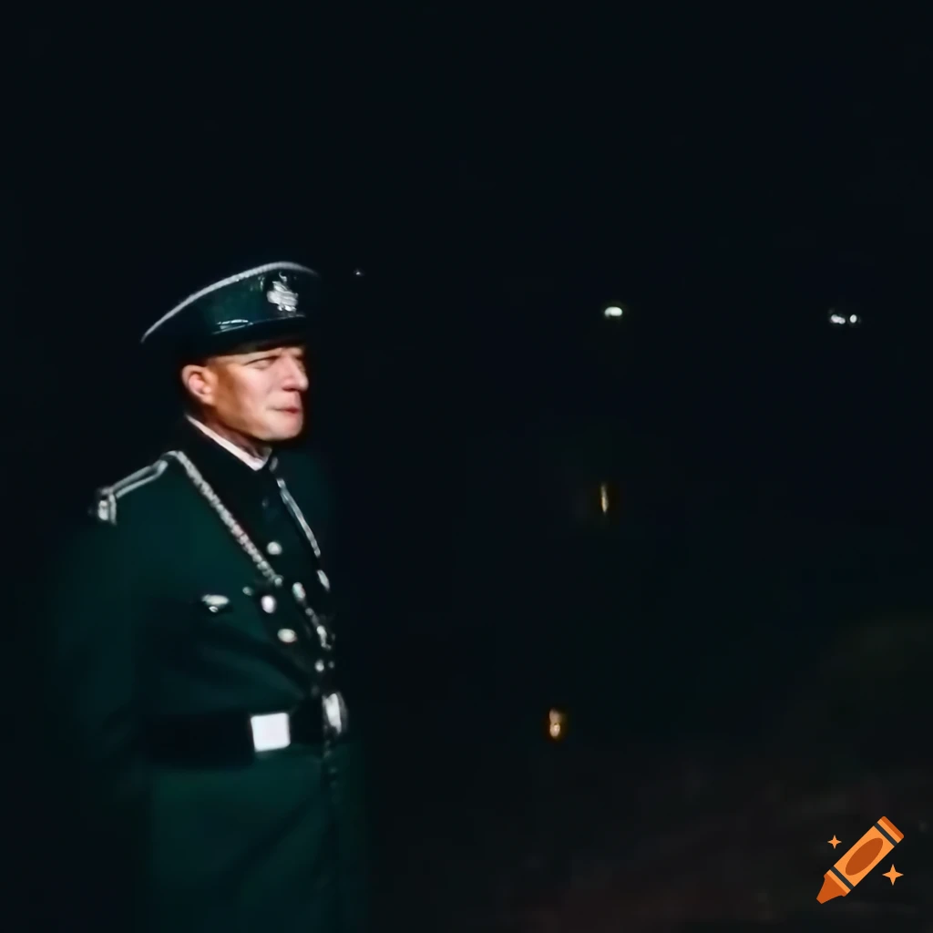Photograph Of A German Military Officer At Night On Craiyon photograph-of-a-german-military-officer-at-night-on-craiyon