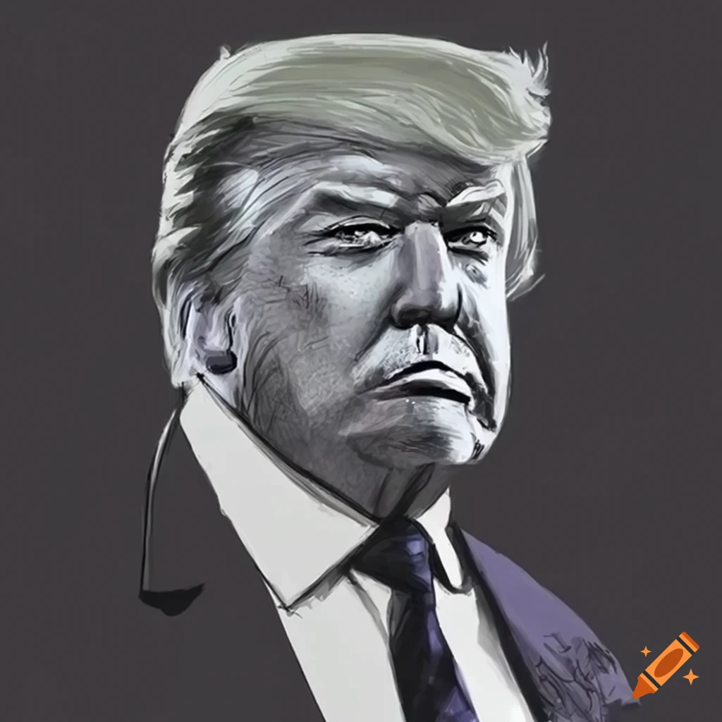 Marvel comic villain inspired by donald trump on Craiyon