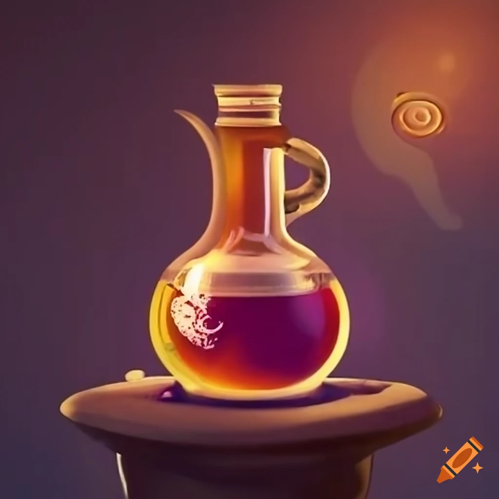 Illustration Of A Potion Being Brewed illustration-of-a-potion-being-brewed