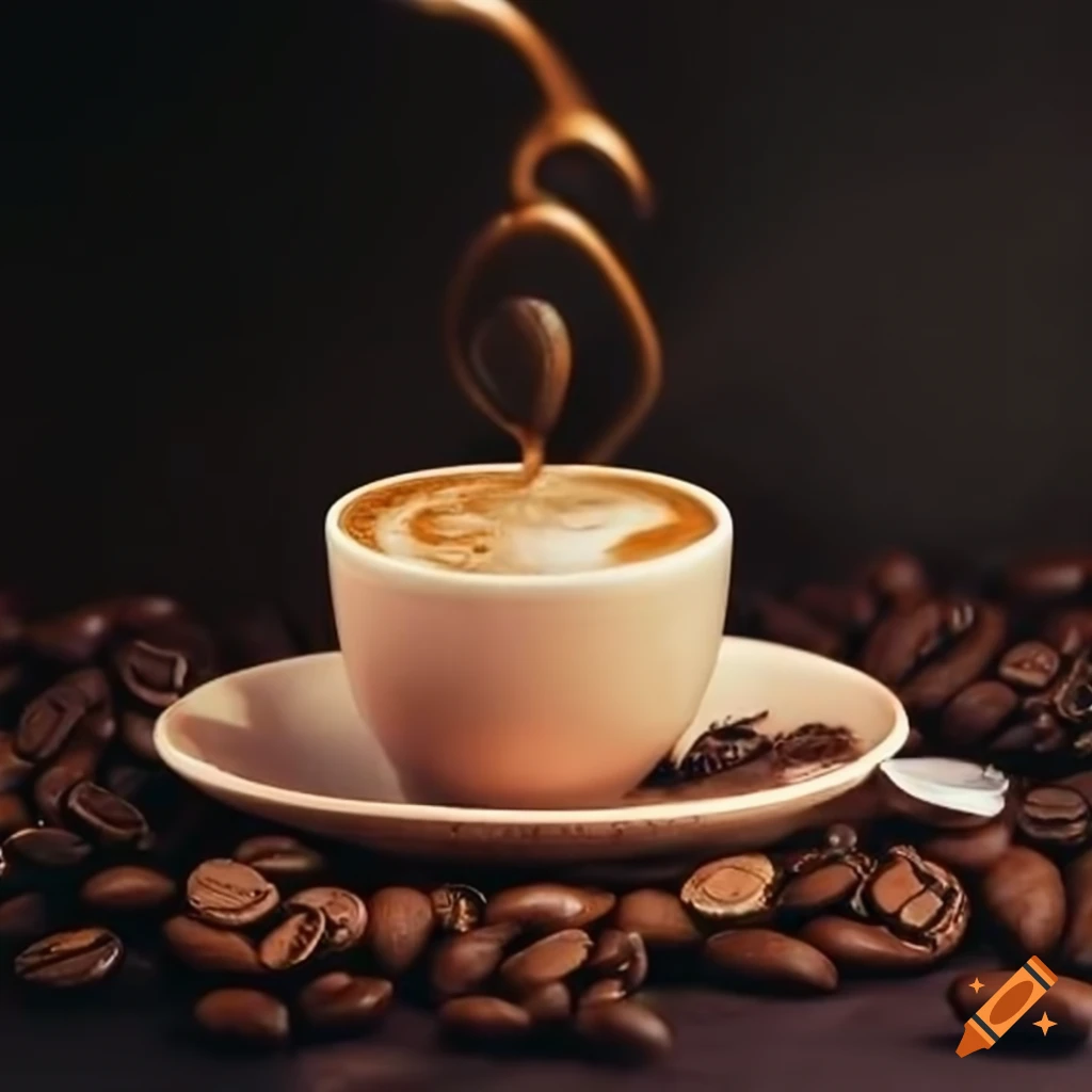 Delicious coffee and food on Craiyon