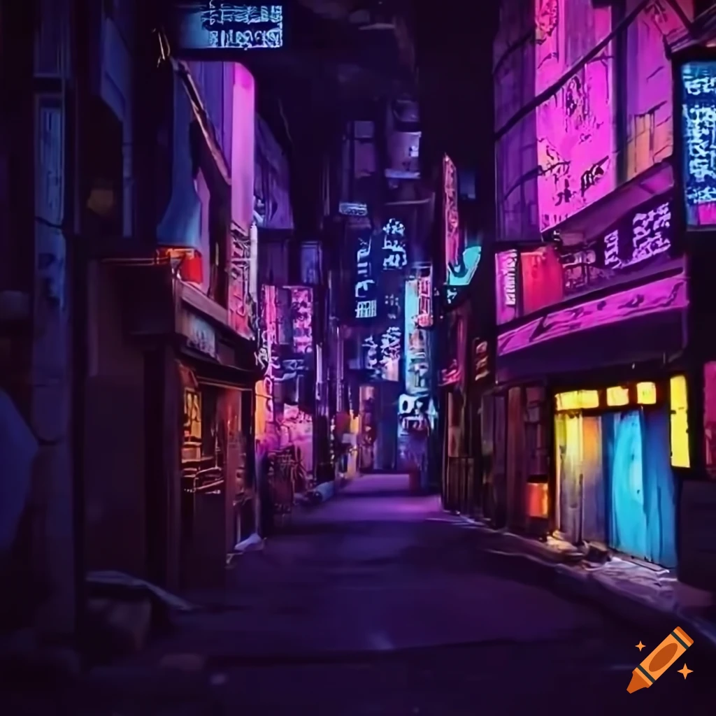 Cyberpunk Alley In South Korea On Craiyon