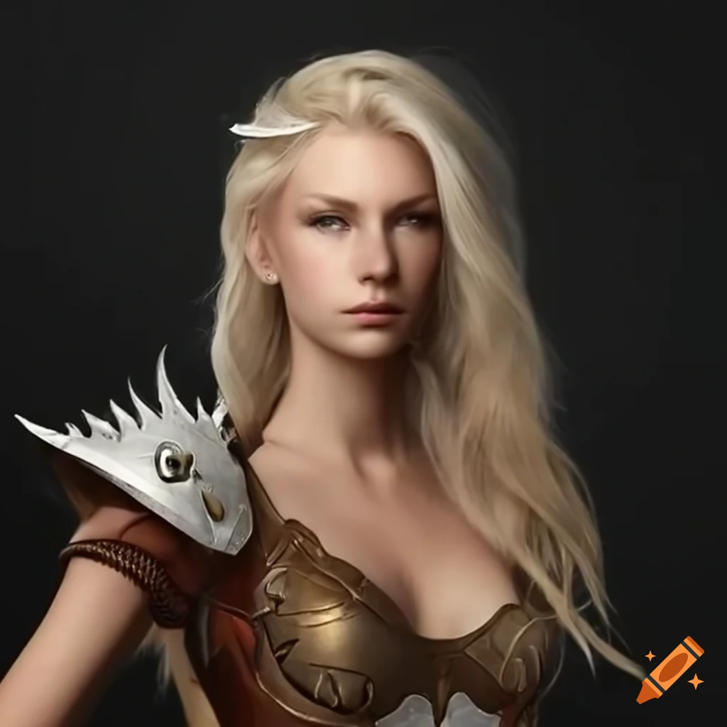 Blonde Model In Dragon Armor On Craiyon blonde-model-in-dragon-armor-on-craiyon
