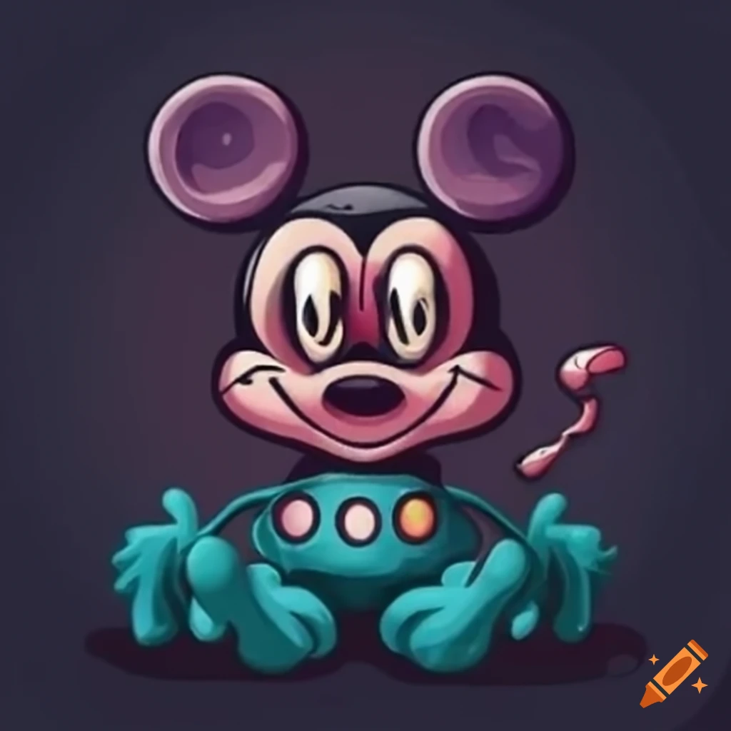 Scary Mickey Mouse Character On Craiyon