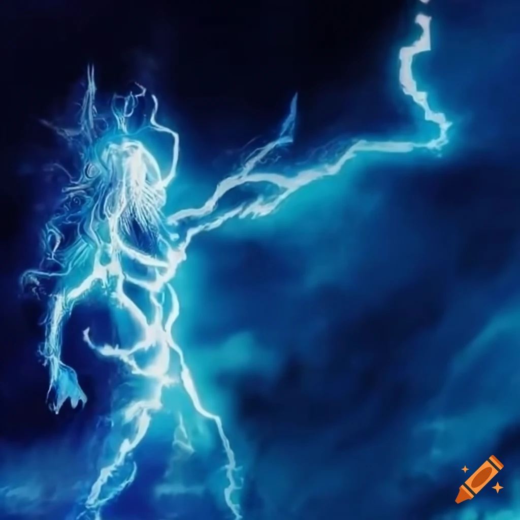 Zeus Wielding A Thunderbolt zeus-wielding-a-thunderbolt