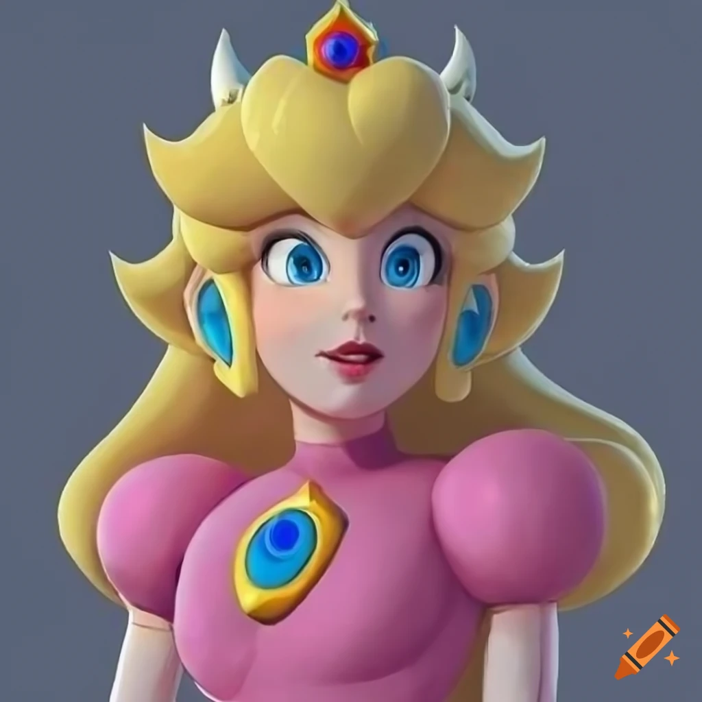 Realistic Artwork Of Princess Peach 4540