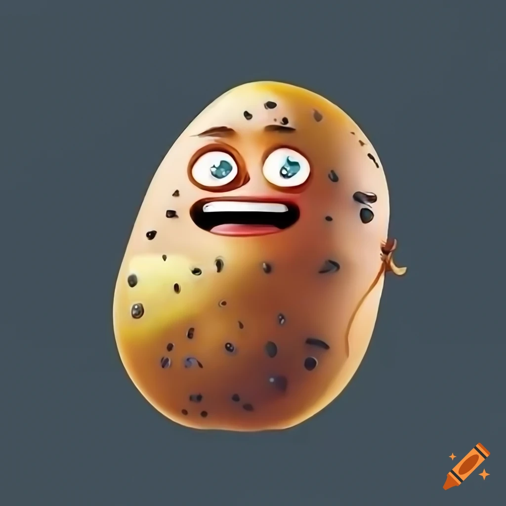 Logo for a company called cute-potato on Craiyon