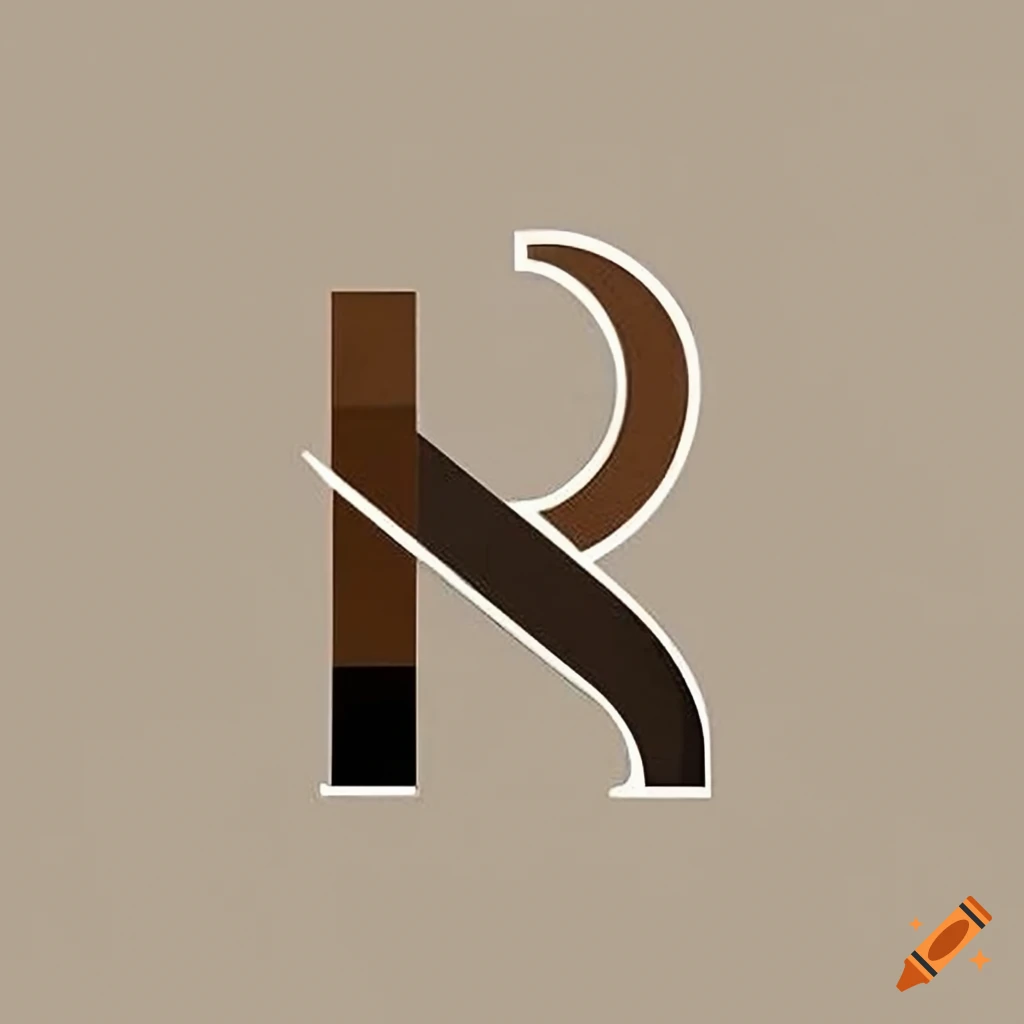 Minimalist furniture company logo in white, brown, and black colors