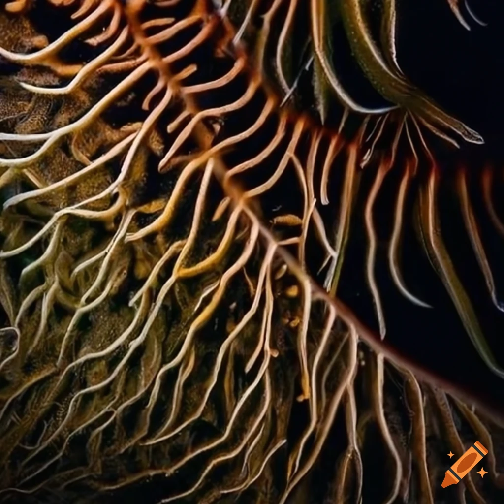 geometric art of seaweed