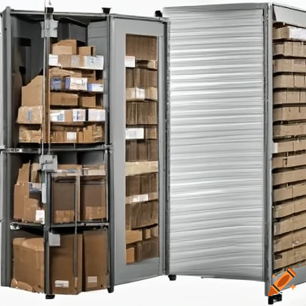 Inventory storage solutions on Craiyon