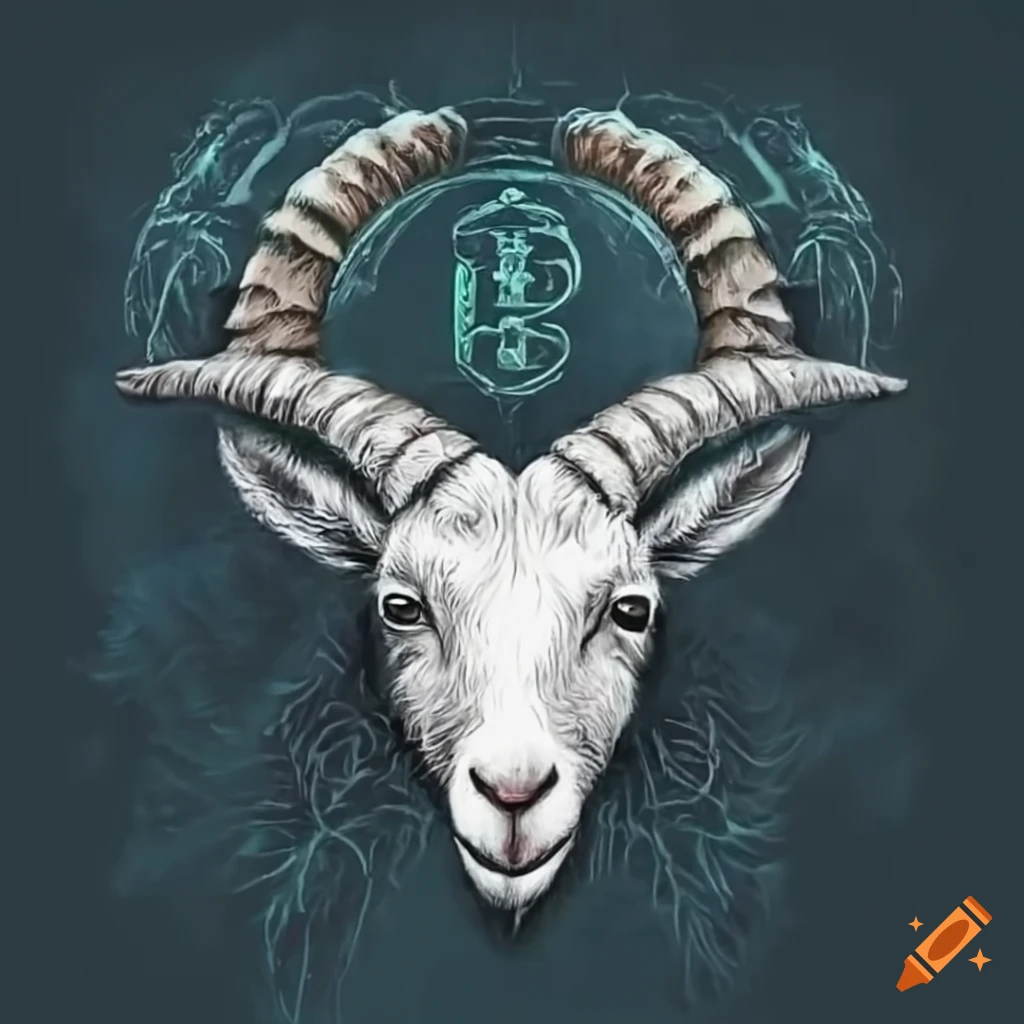 Goat emblem for cryptocurrency consulting services on Craiyon