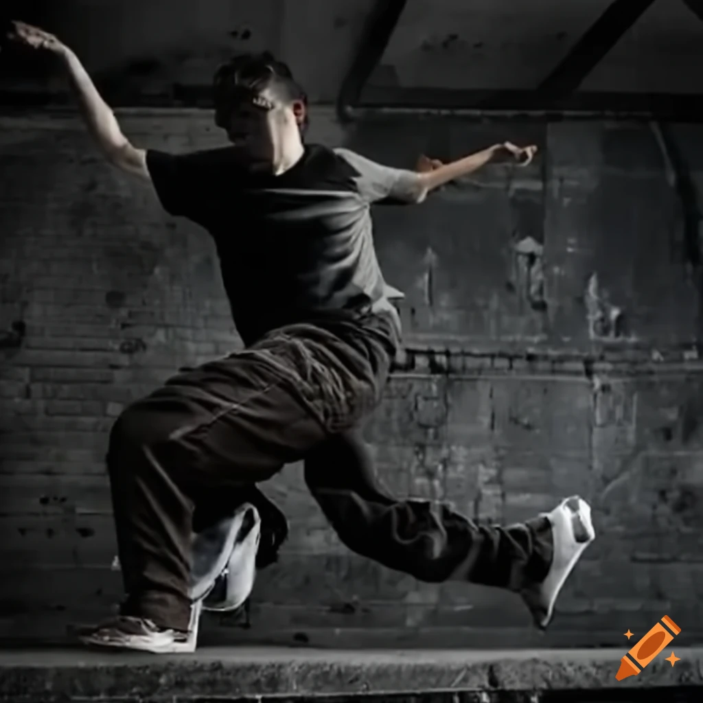 experienced parkour athletes in action