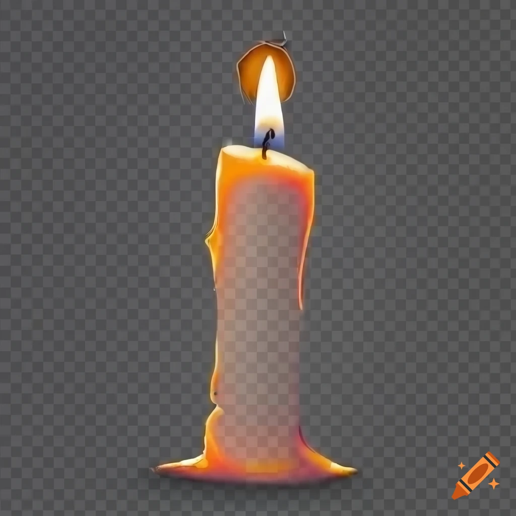 Melted Candle Drawing PNG Transparent Images Free Download | Vector Files |  Pngtree