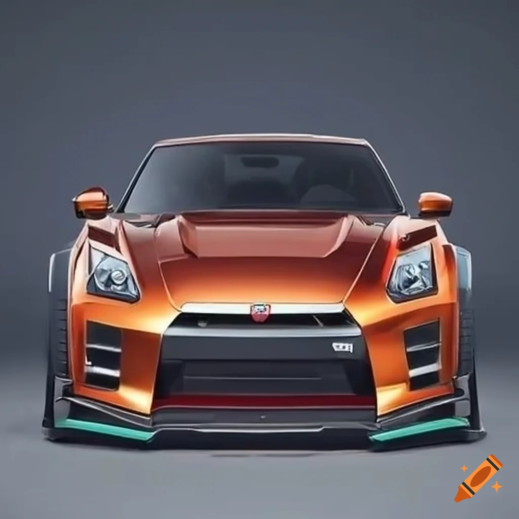 Custom car design combining nissan gtr and koenigsegg on Craiyon