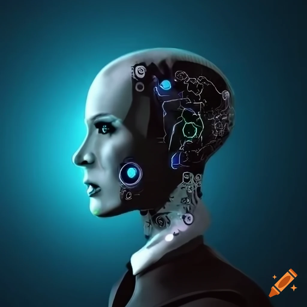 illustration of a lawyer facing off against artificial intelligence