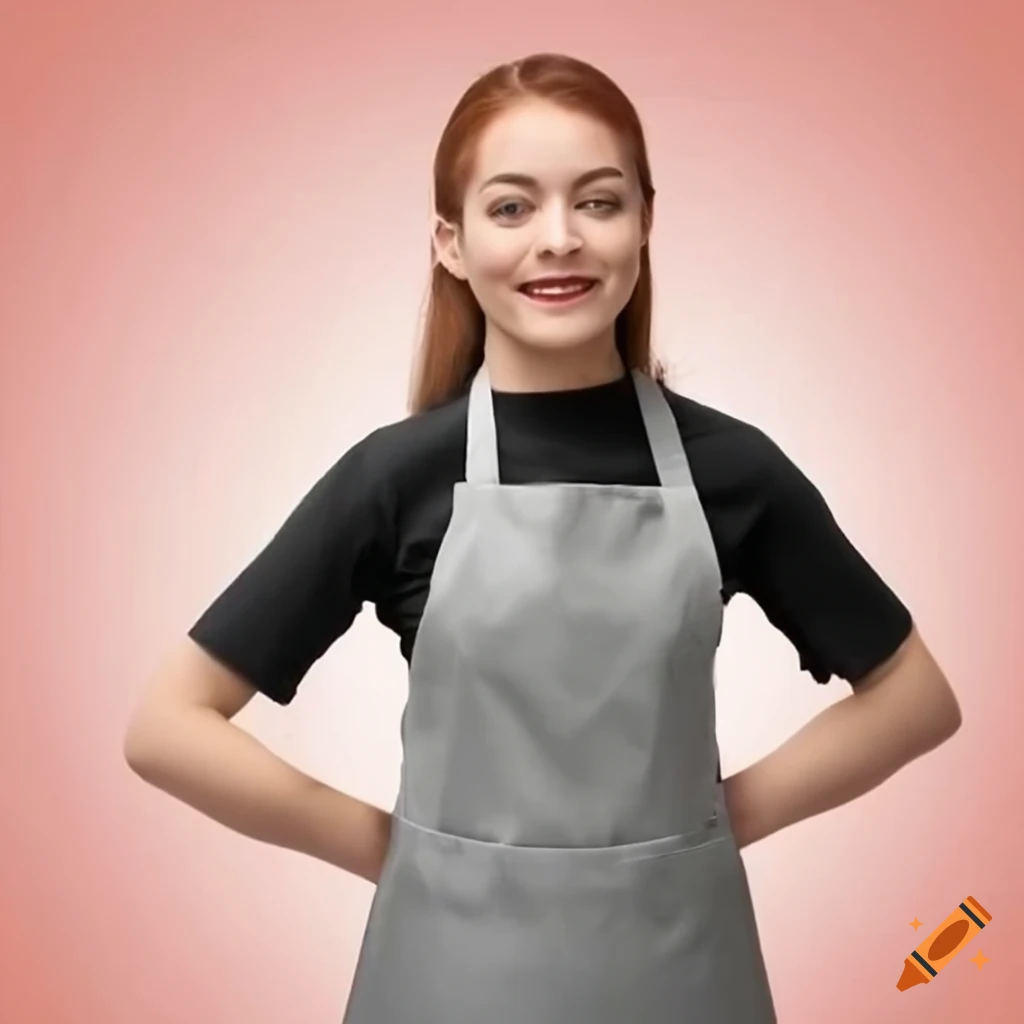 Female store employee in a promotional display