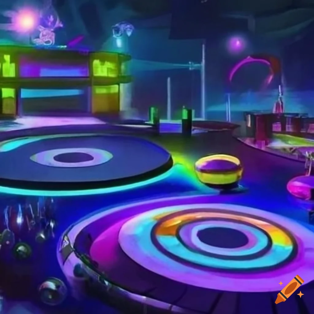 Concept art representing the essence of disco music