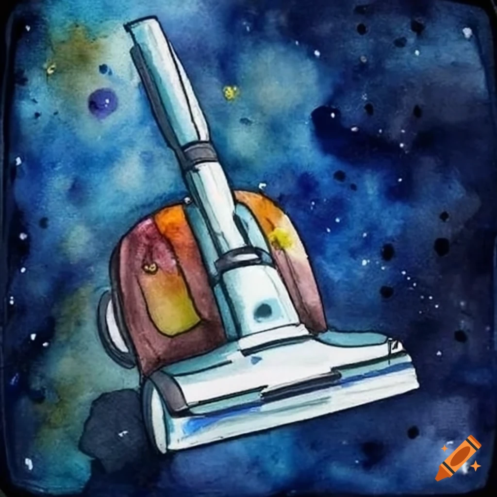 Vacuum cleaner in space