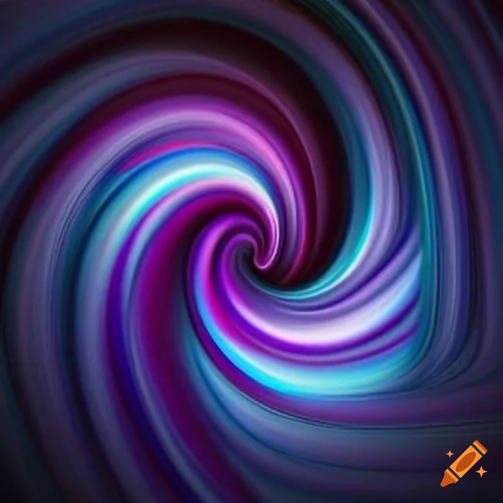 Abstract Background With Purple And Pink Swirls. 3d Illustration