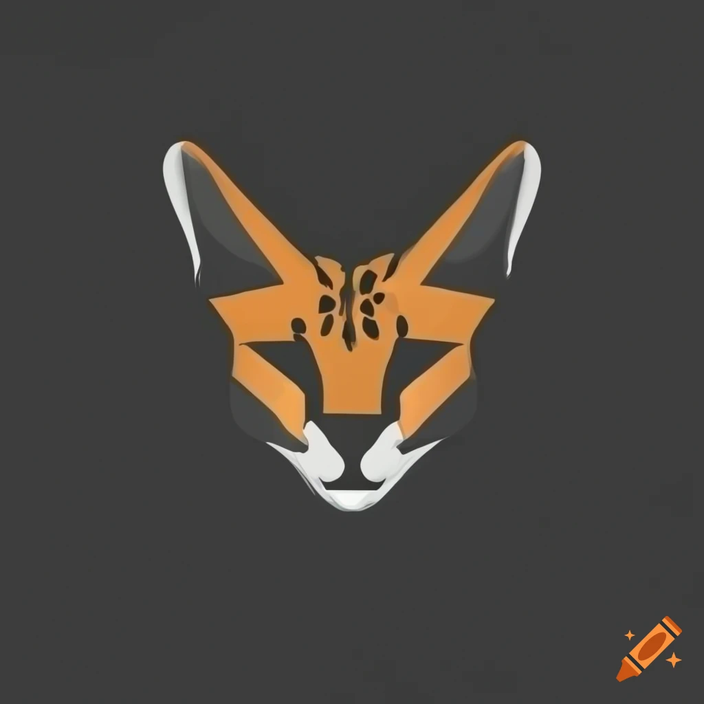 minimalistic stylized Serval logo