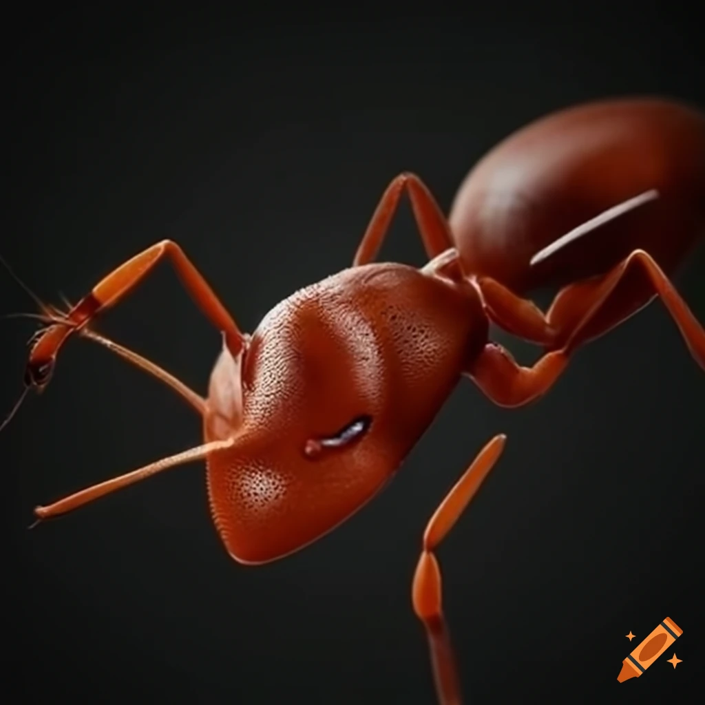 close-up-of-an-ant-on-craiyon