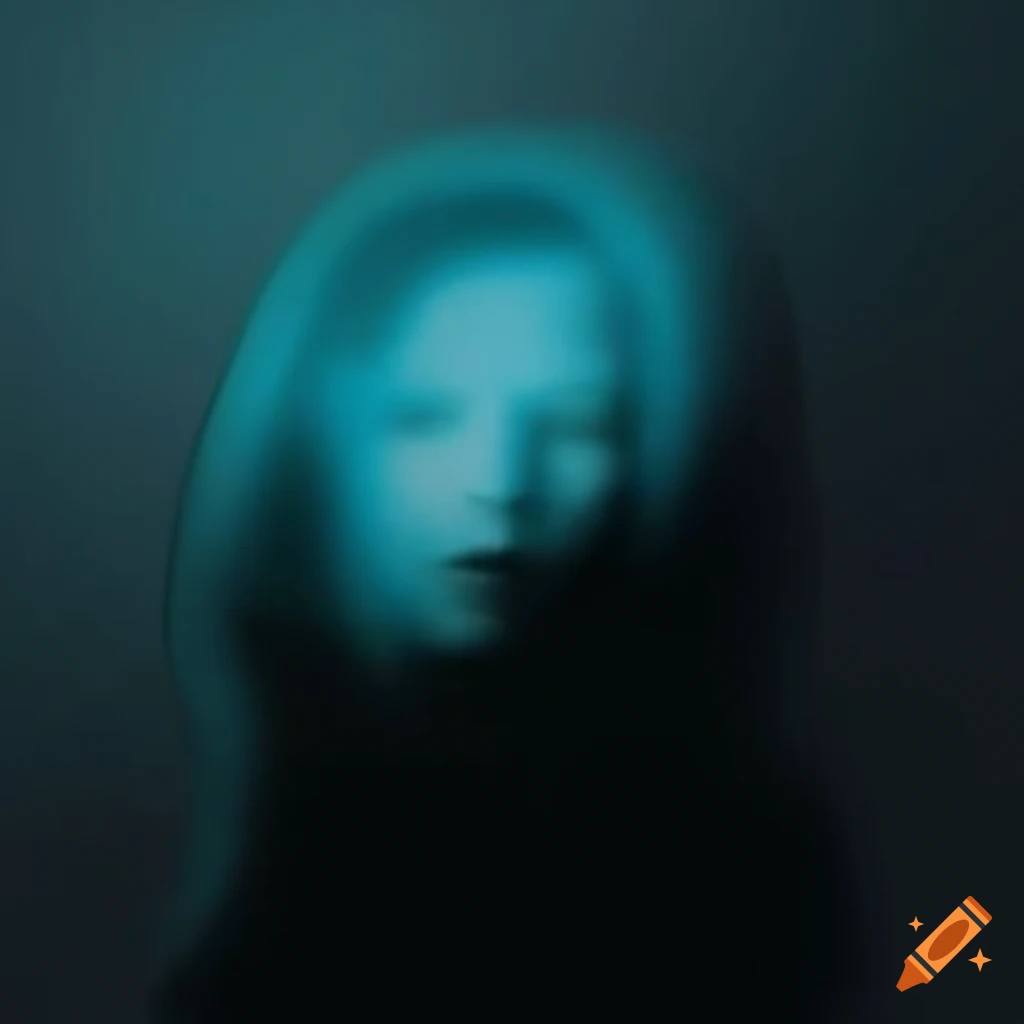 image of a ghost appearing from a mirror