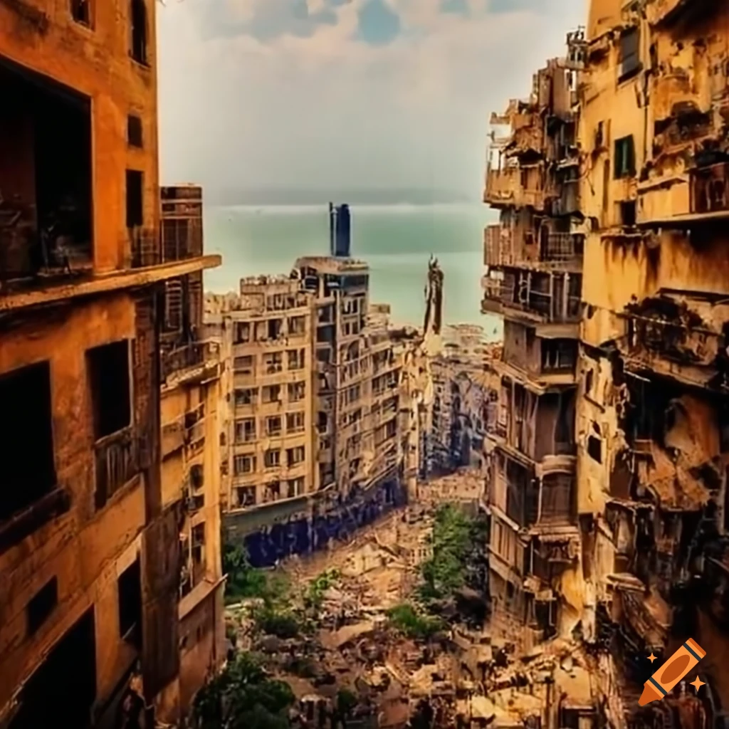 city of Beirut during the civil war