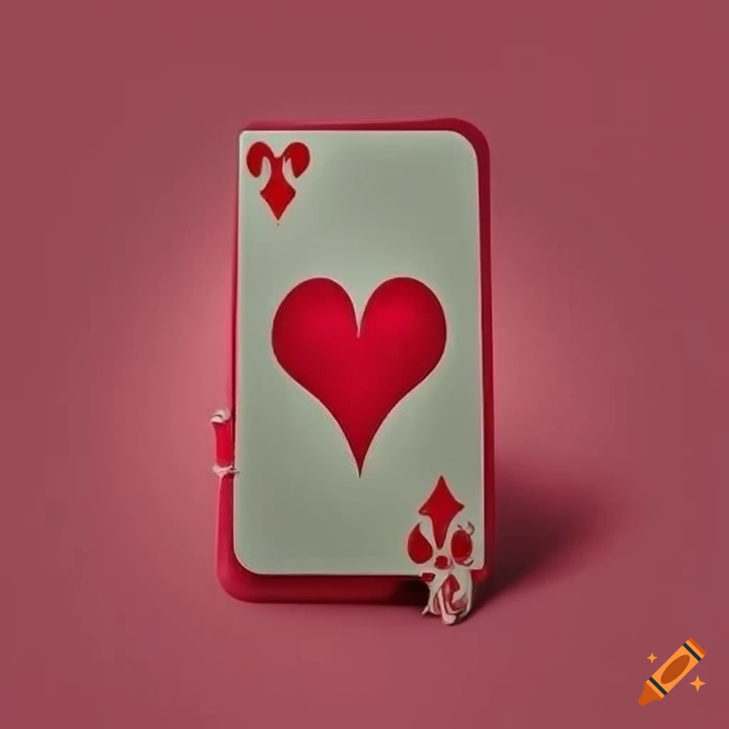 Ace Of Hearts Card On Craiyon