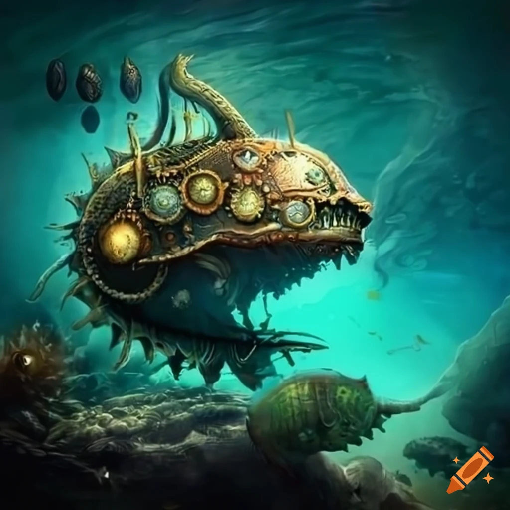 Steampunk Sea Creatures On Craiyon