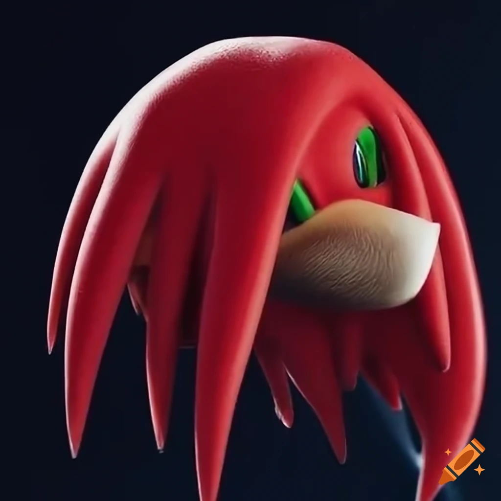 Knuckles the echidna character on Craiyon