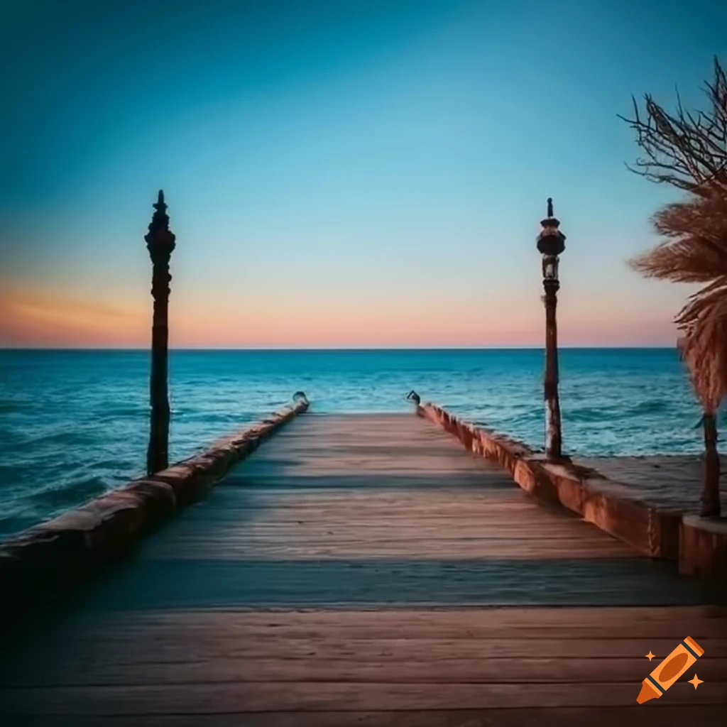 view of a Mediterranean sea resort