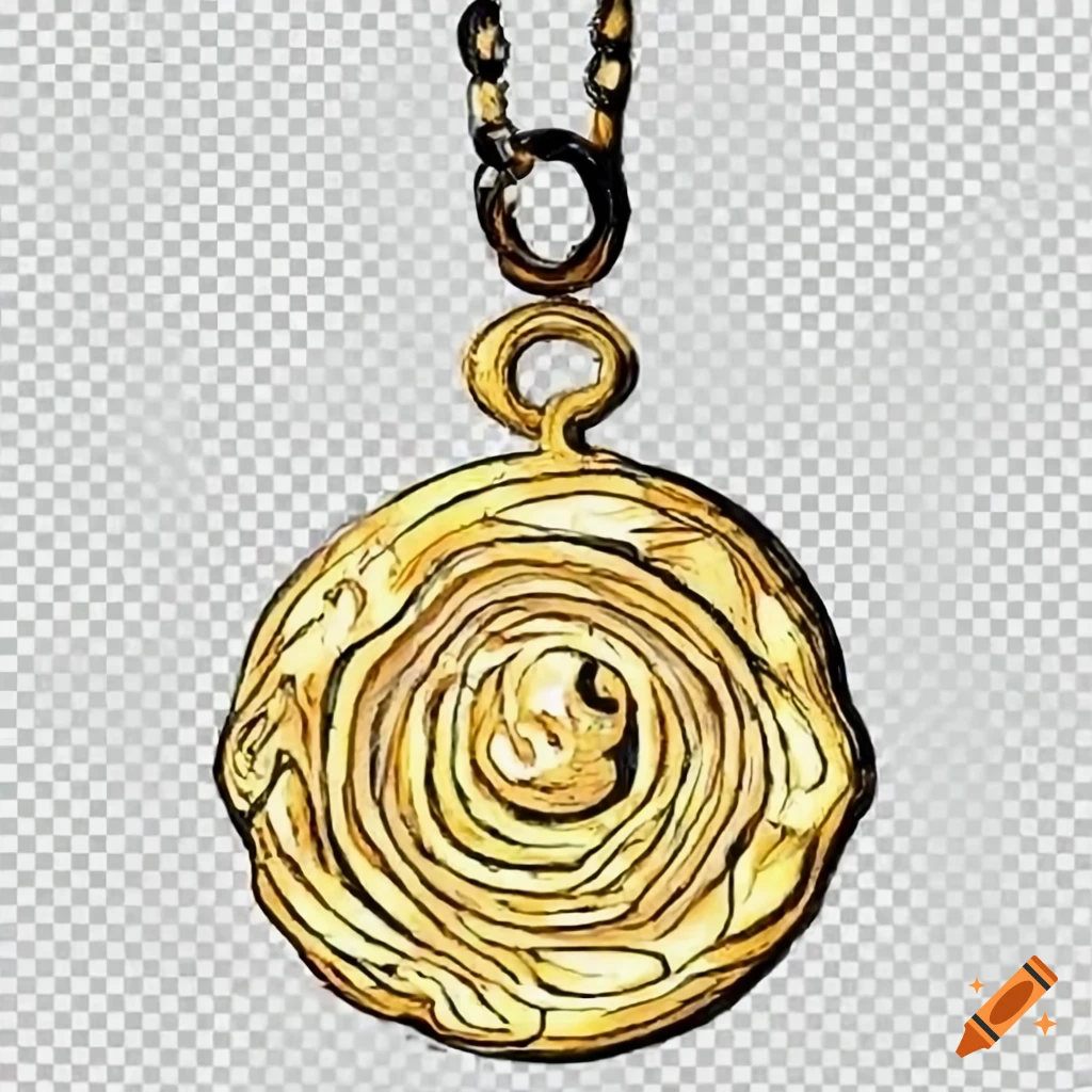 Golden Amulet From Ancient Times On Craiyon