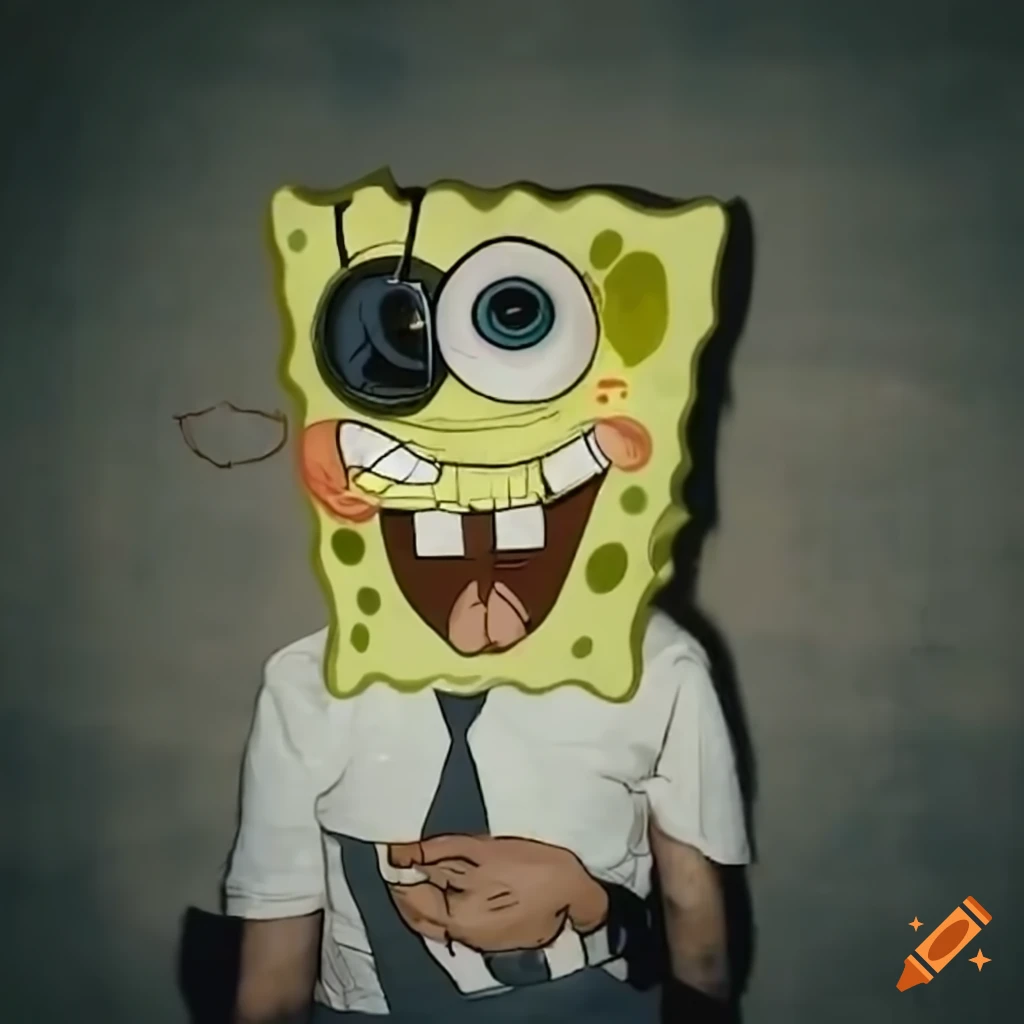 Creepy spongebob image