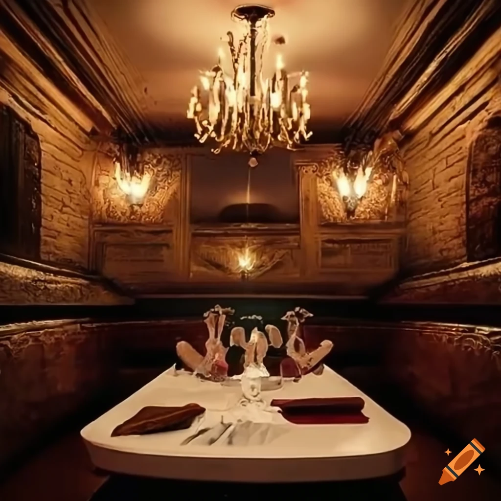 luxurious restaurant interior