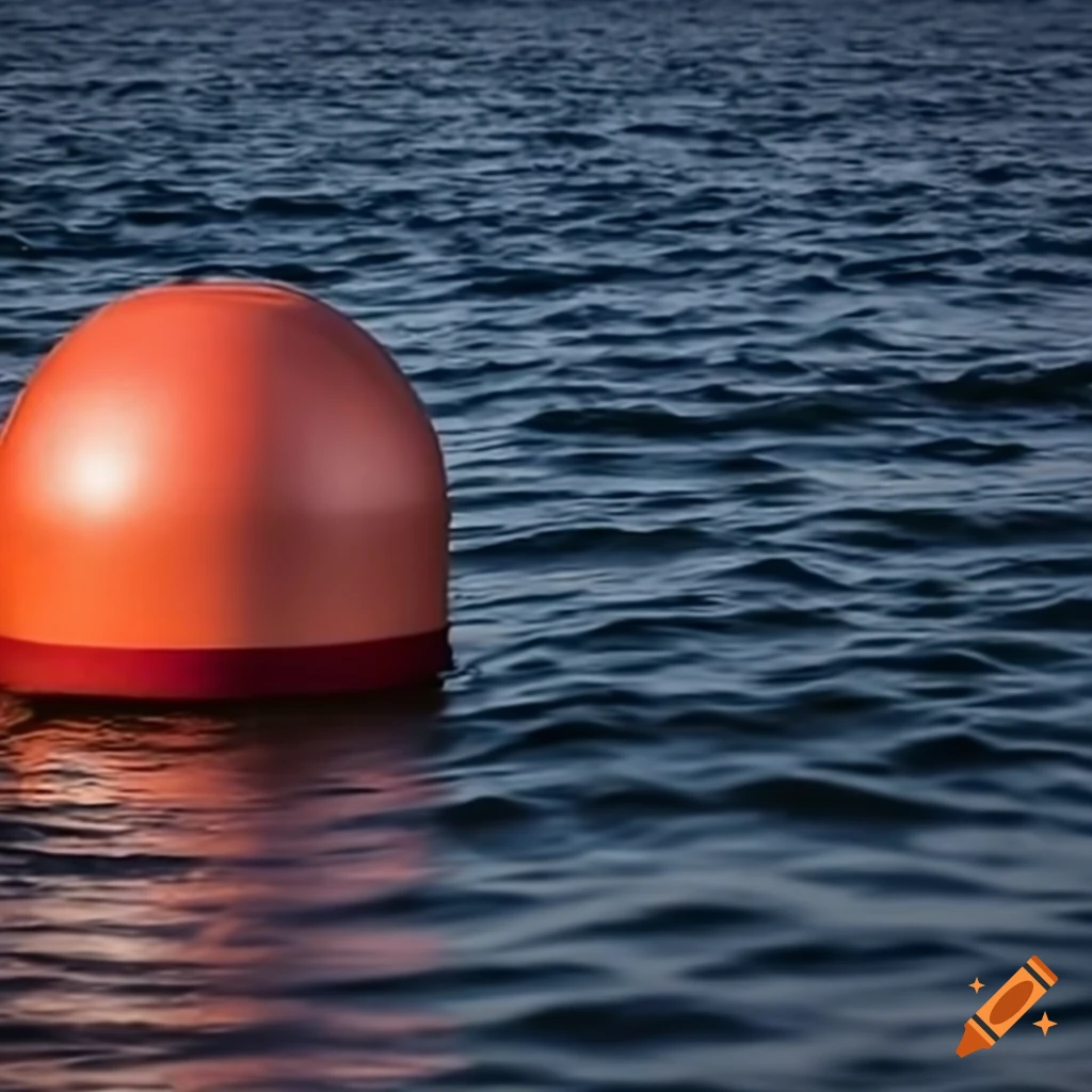 Buoy floating on water on Craiyon
