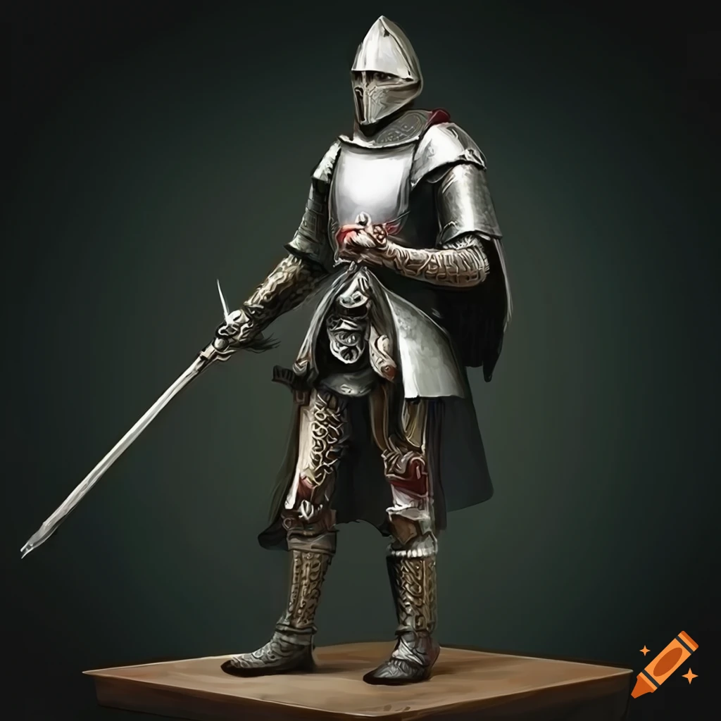 image of a knight with a Flintlock pistol