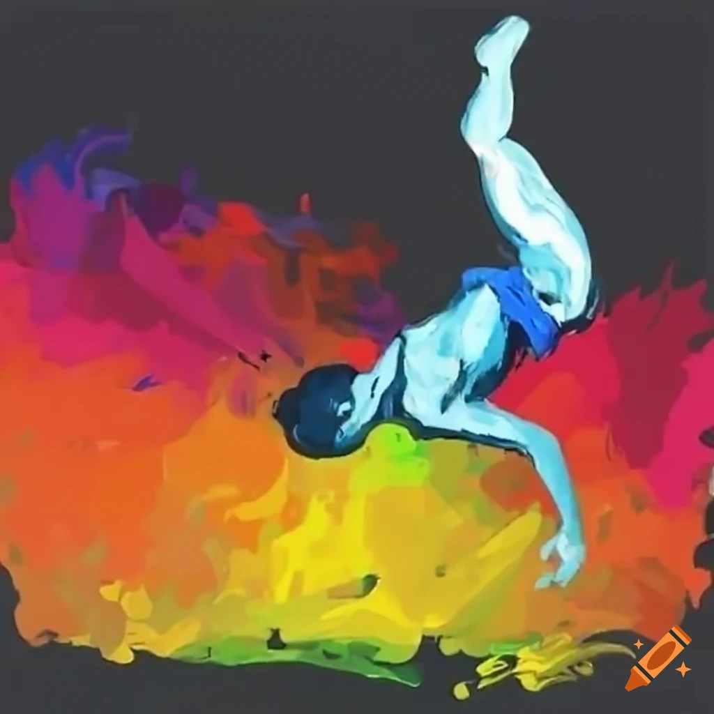 backflip in action