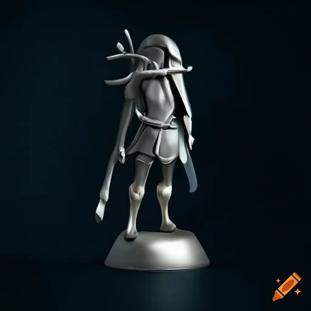 sculpture of a Zelda game character
