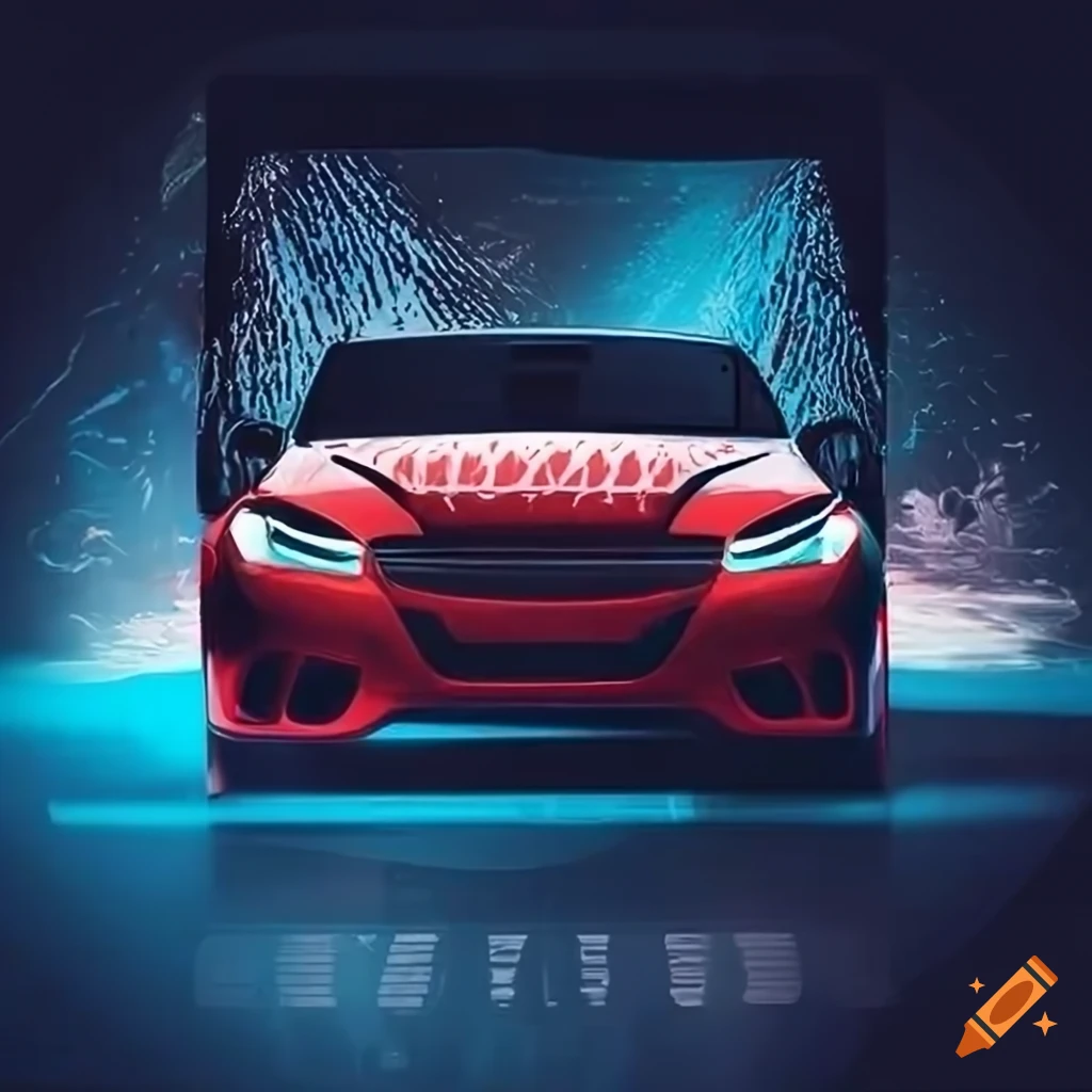 duotone web design for car wash services
