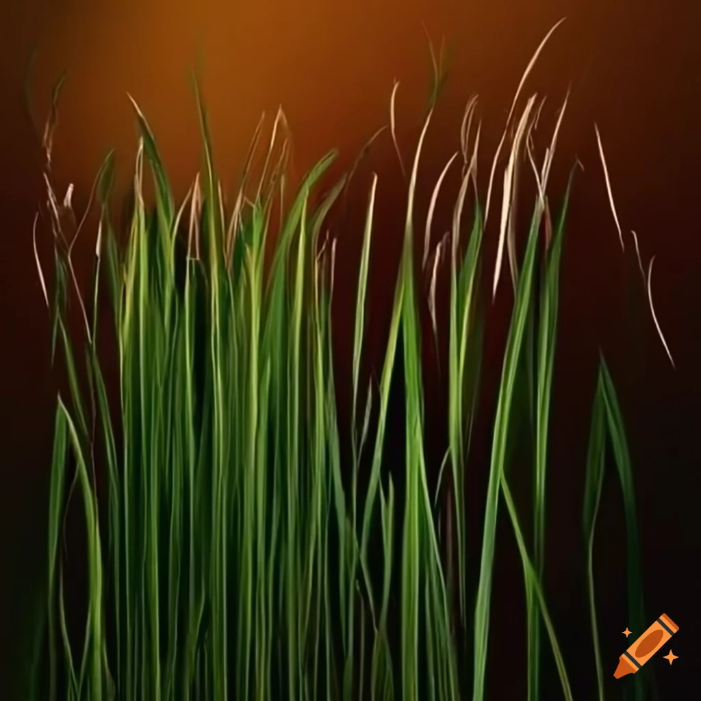 Variations of tall grass on Craiyon