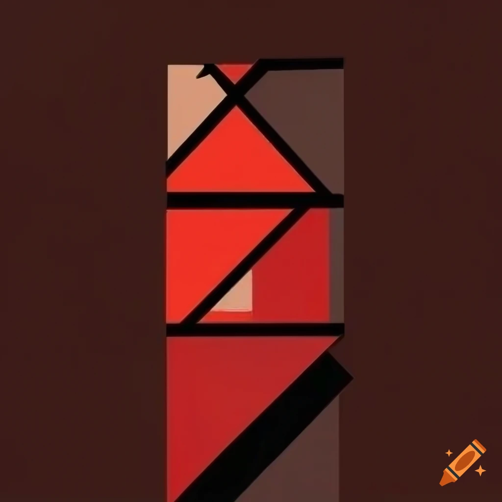 cubist-style art exhibition poster