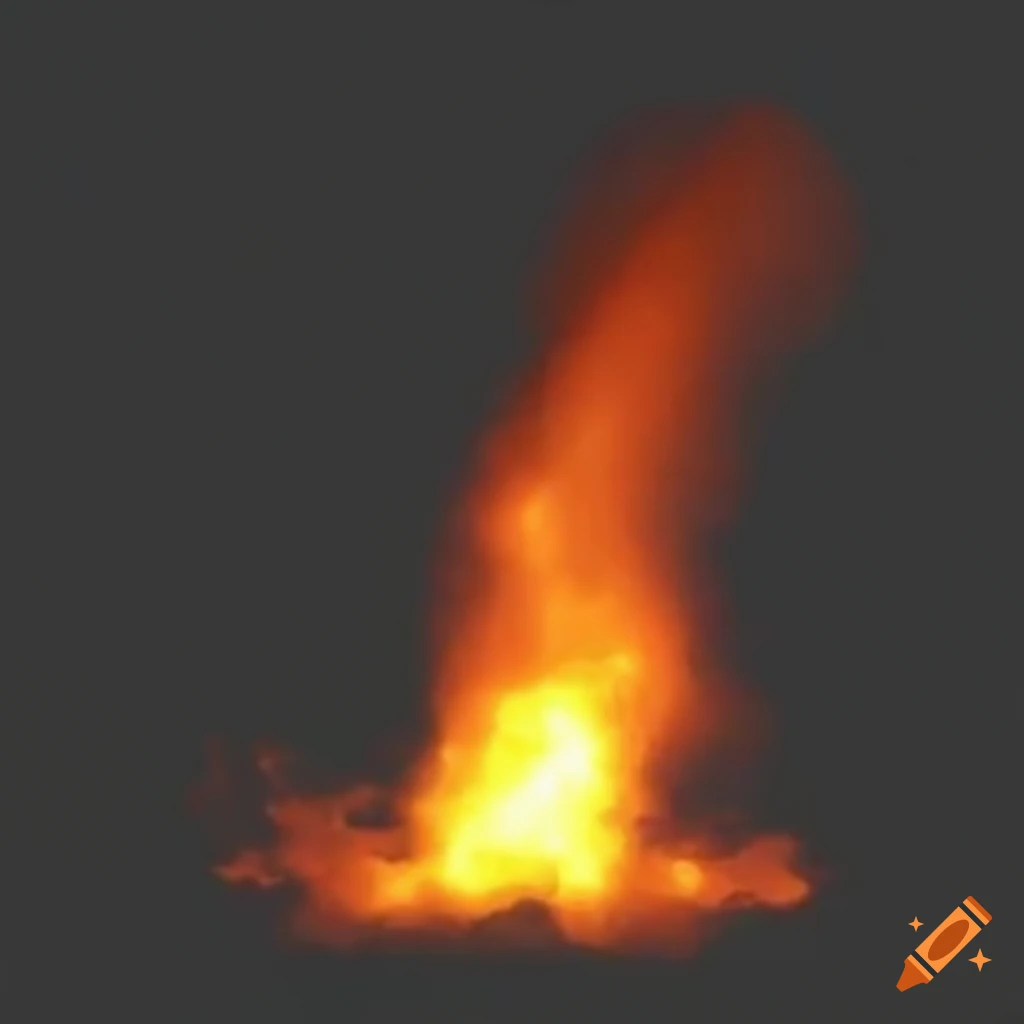 abstract fiery explosion