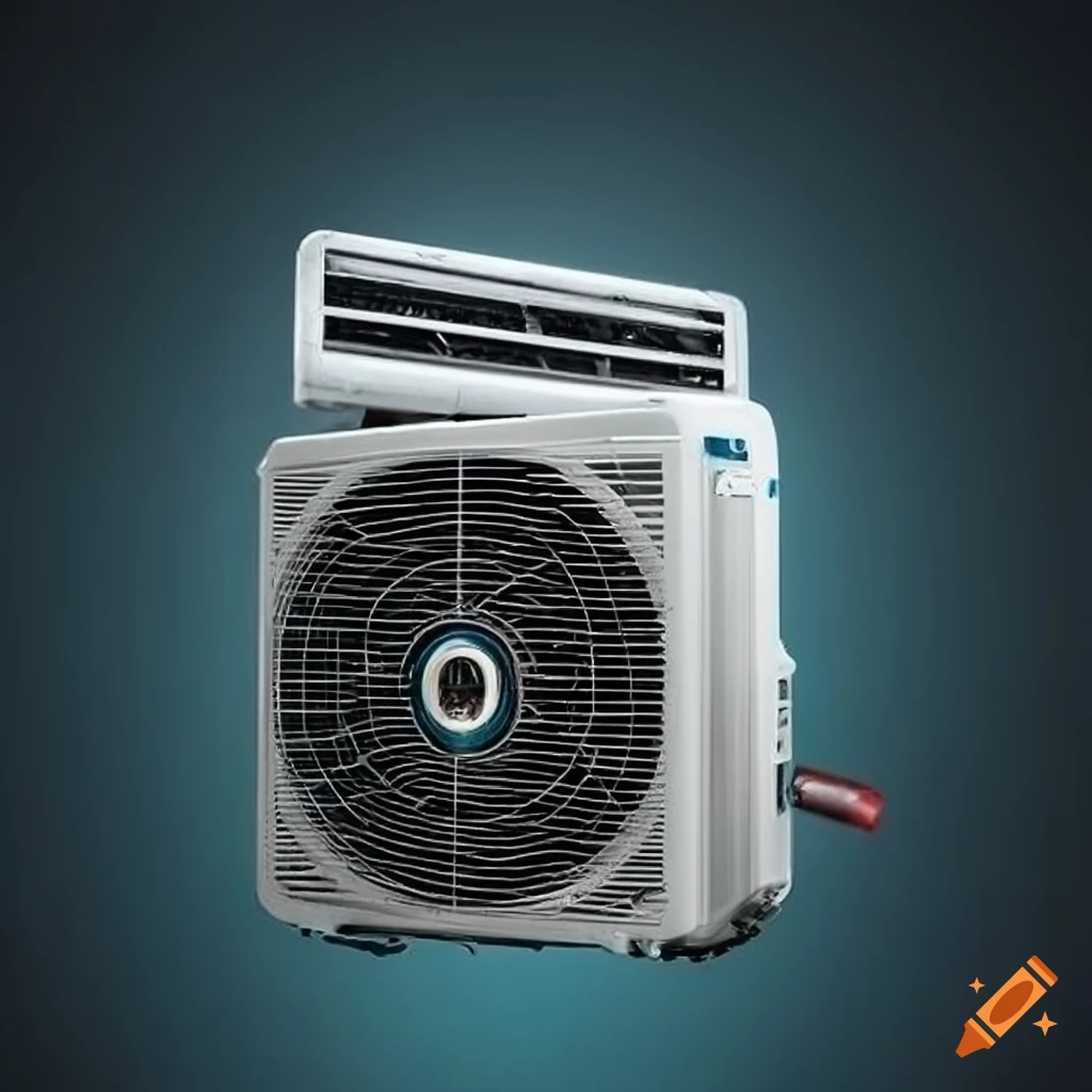 Air conditioner unit on Craiyon