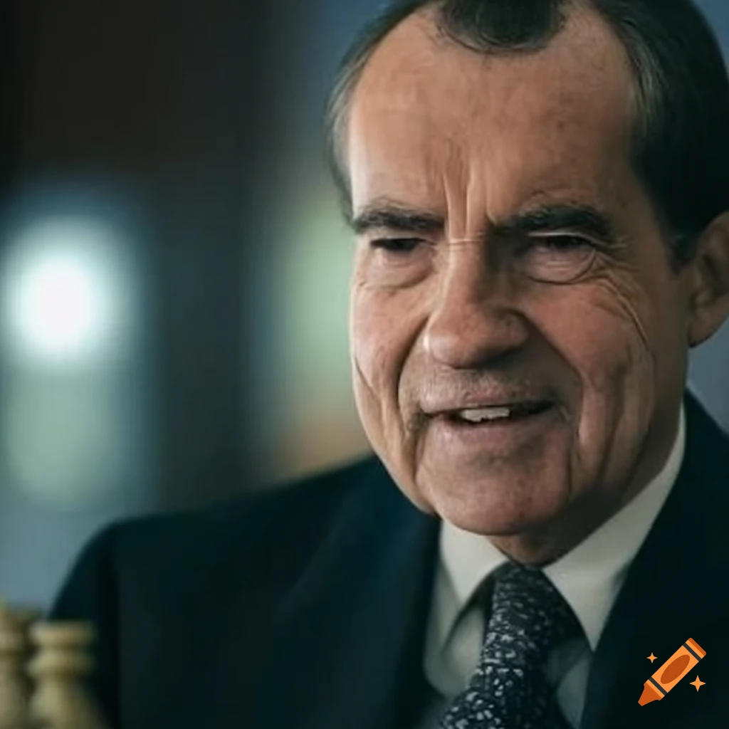Richard Nixon Playing Chess On Craiyon Richard nixon playing chess on craiyon