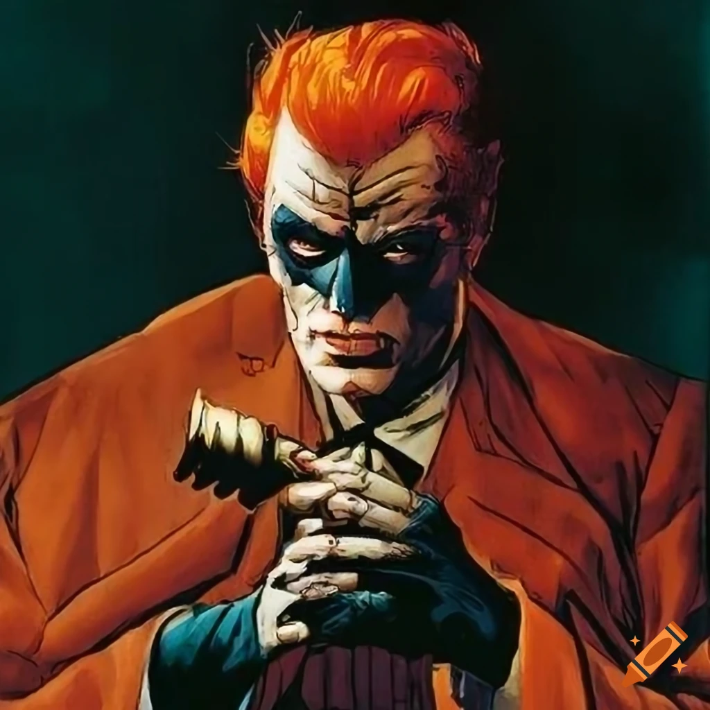 Artwork of a batman villain by norman rockwell on Craiyon